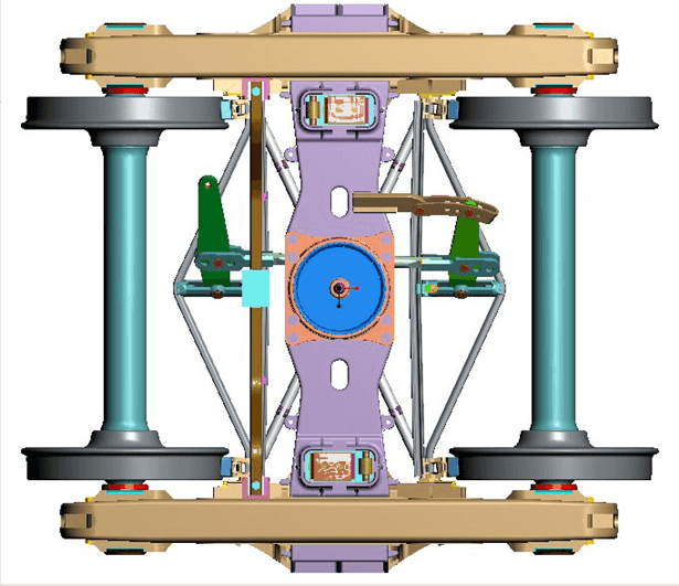 Bản vẽ 3d Bogie k6