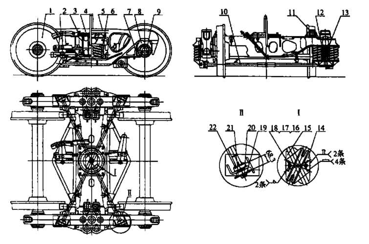 bản vẽ bogie k2